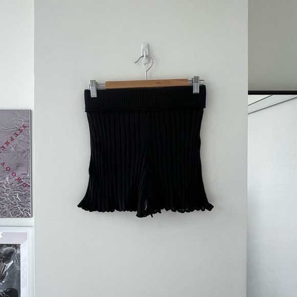 RUS SSENSE Exclusive Black Matto Shorts - Picture 5 of 7